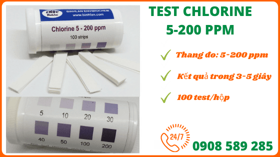 Tổng quan giấy test chlorine ENBC VN010024